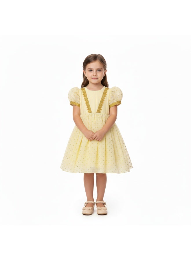 D'Daniela Golden Glow Dress - Yellow - Image 2